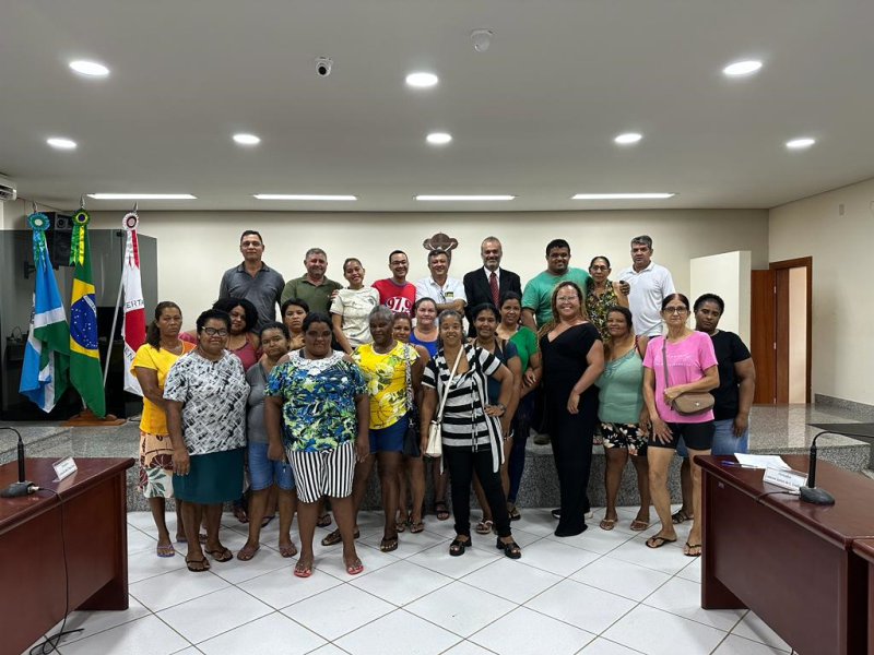 Reunião com a população