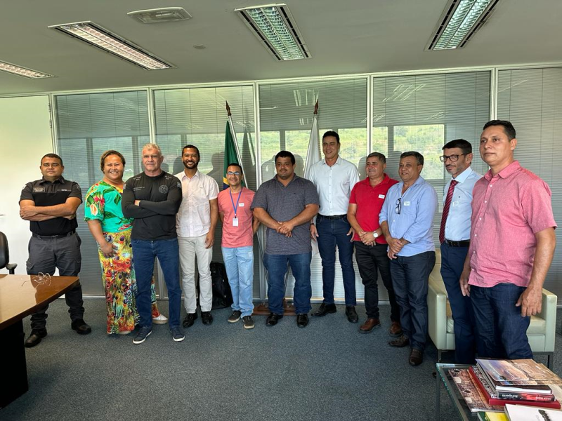 Reunião com o Secretário de Justiça e Segurança Pública