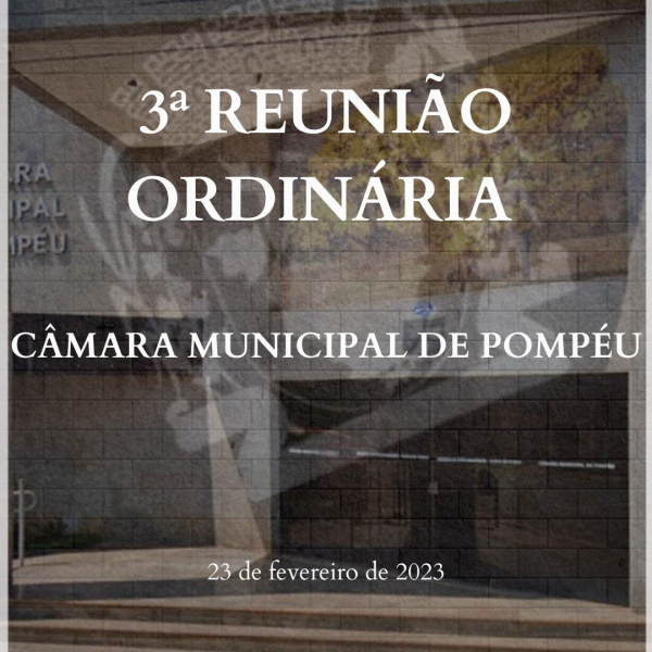 3ª Reunião Ordinária (23/02/2023)