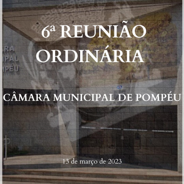 6ª Reunião Ordinária