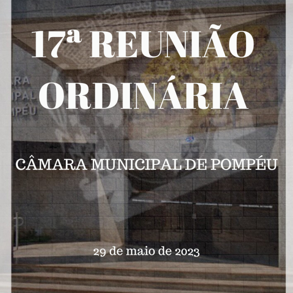 17ª Reunião Ordinária (29/05/2023)